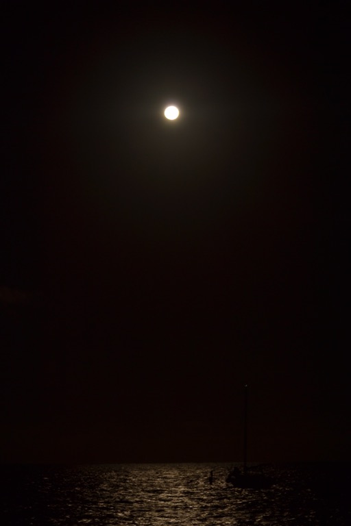 ベリーズ キーカーカー 海 マナティ アンベリーズバブル 月 満月
