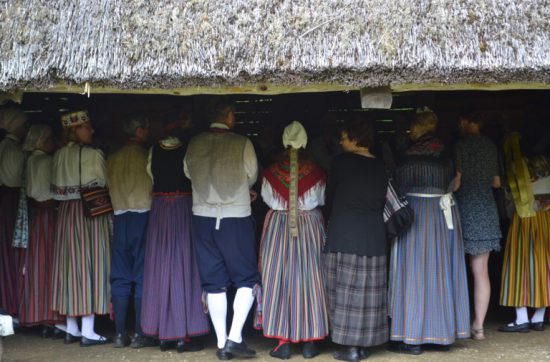 エストニア　タリン　民族衣装