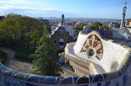 スペイン バルセロナ グエル公園 アントニ・ガウディ